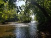 The South Fork of the Shenandoah River outside the cabin 